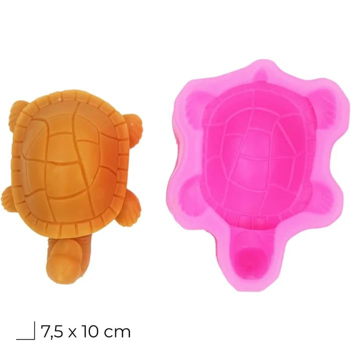 Moule Silicone Tortue 7,5x10cm - Résine Savon Plâtre