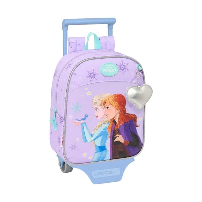 Safta Cartable à Roulettes Frozen — Elsa & Anna Violet/Bleu
