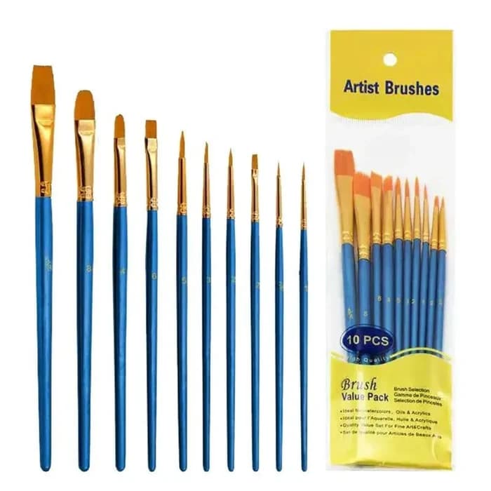 Set 10 Pinceaux Artist Brushes Keepsmiling