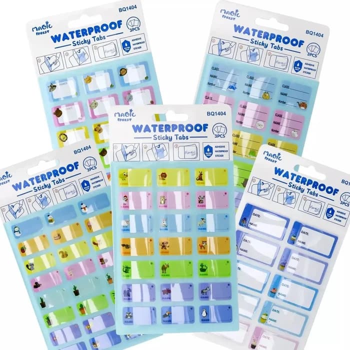 Étiquettes Étanches Animaux Magic Forest Waterproof