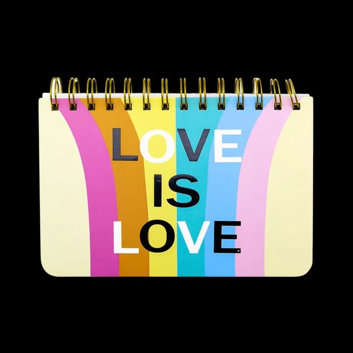 Planner Hebdomadaire Love Is Love Arc-en-ciel