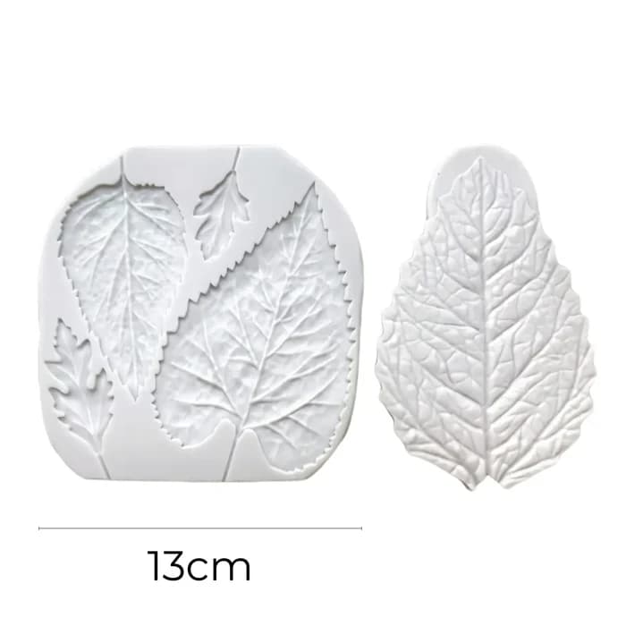 Moule Silicone Feuilles 13cm - Empreintes Réalistes