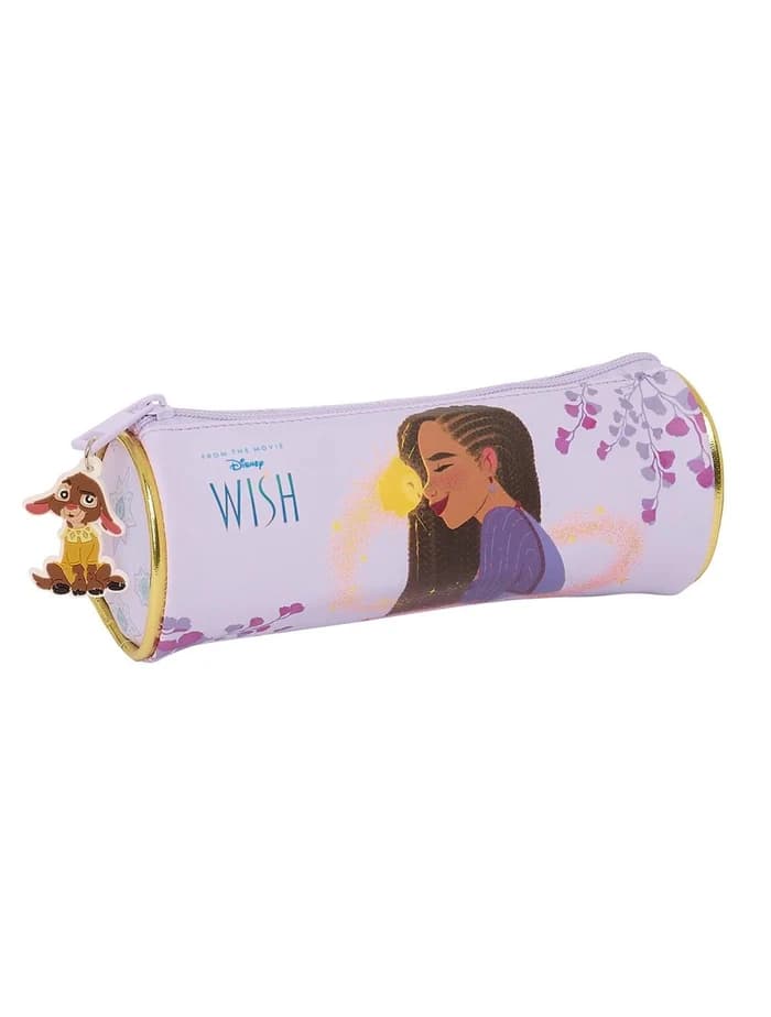 Trousse Ronde Safta Disney Wish — Violet & Jaune