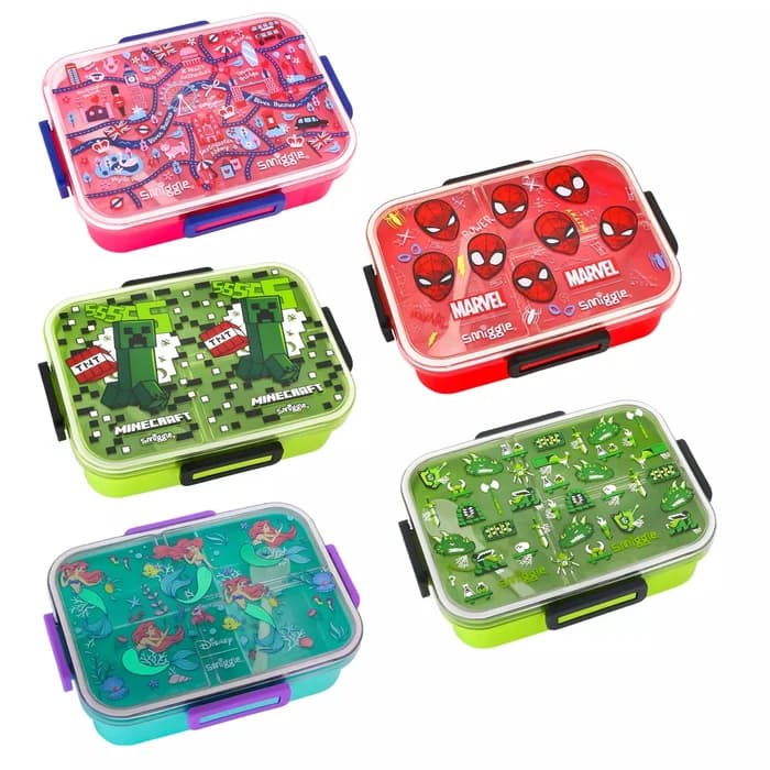 Boîte Repas Smiggle – Collection Héros & Fun