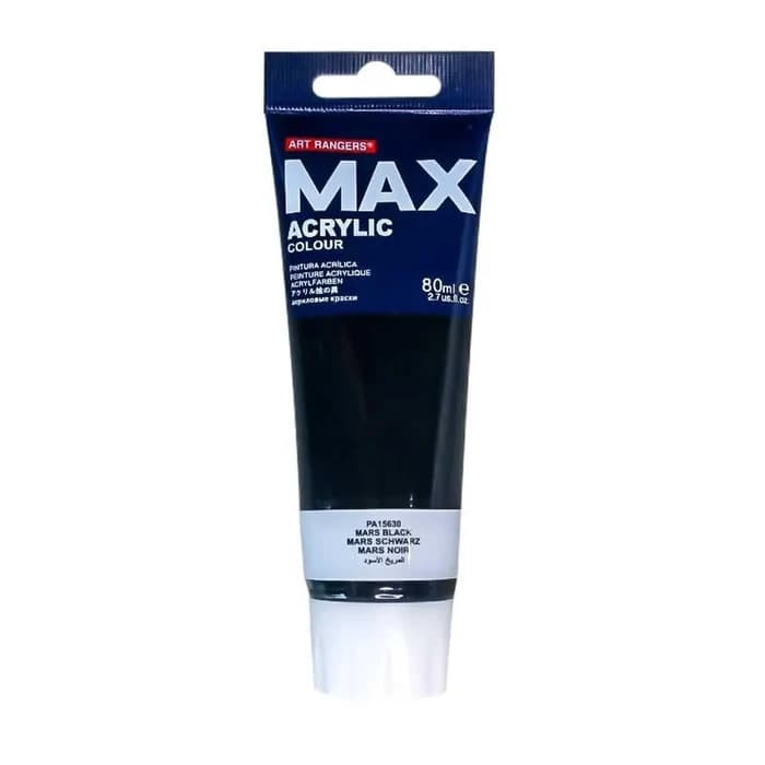 Peinture Acrylique Art Rangers Max Mars Noir 80ml