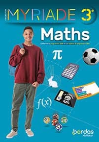 Maths 3ème Myriade 2021 — Bordas